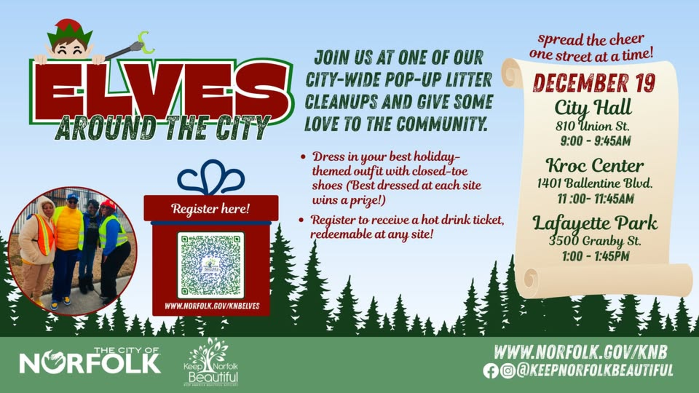 Elves Around the City: Pop-Up Holiday Litter Cleanups