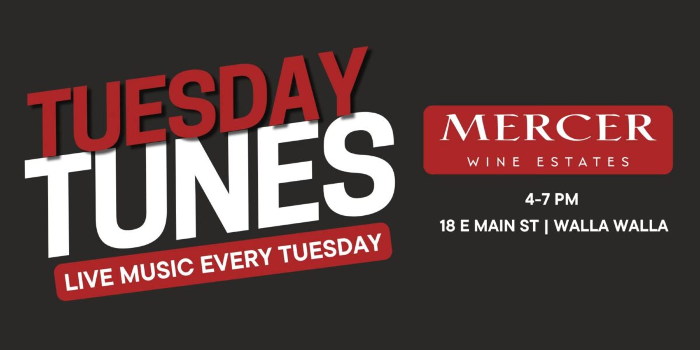 Tuesday Tunes w/Paul Gregutt at Mercer Estates Walla Walla Tasting Room