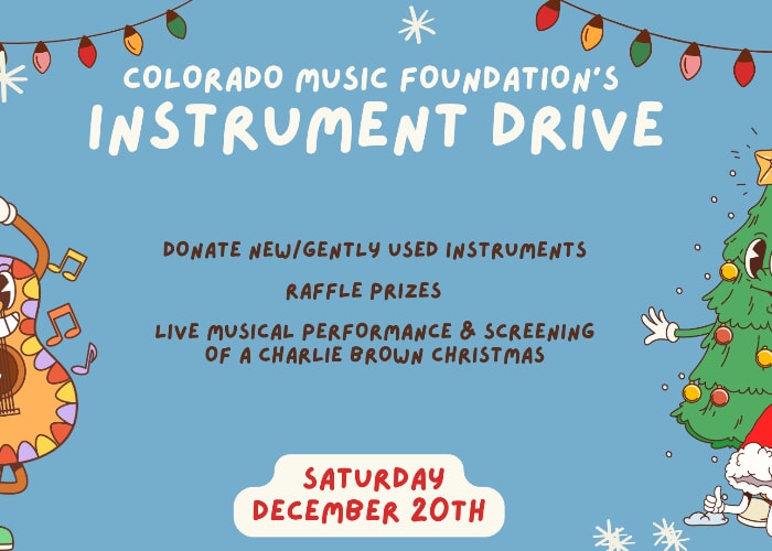 Colorado Music Foundation's Holiday Instrument Drive