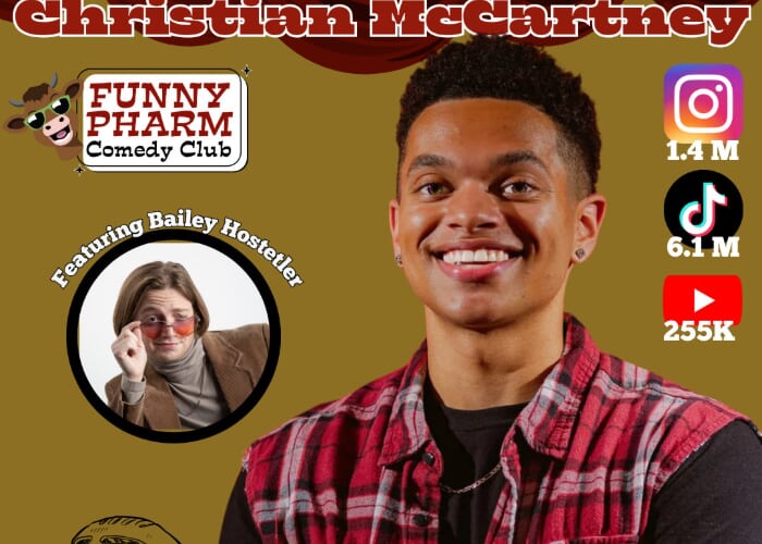 NEW YEARS EVE Starring CHRISTIAN MCCARTNEY at Funny Pharm Comedy Club