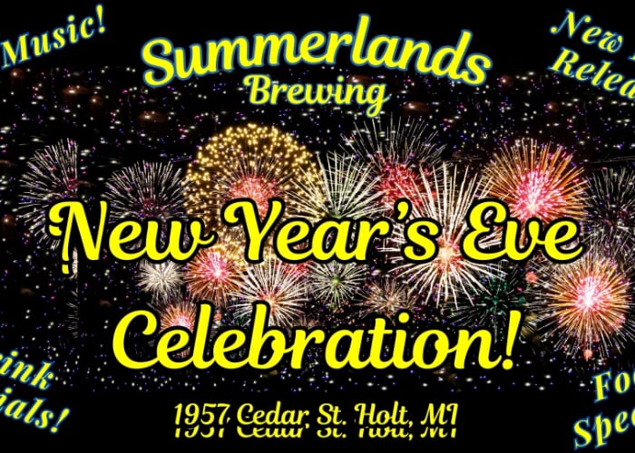 New Year's Eve Celebration at Summerlands Brewing Company!