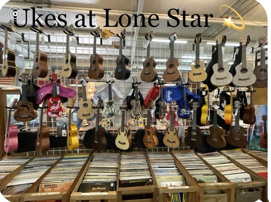 Guitarasaur Guitars & Ukuleles (in Lone Star Antiques)
