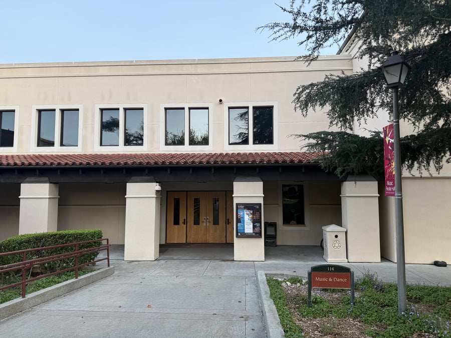 Music Recital Hall Center of Performing Arts, Santa Clara University