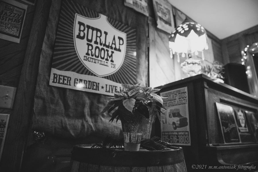 The Burlap Room Beer Garden at Bert Driver Nursery