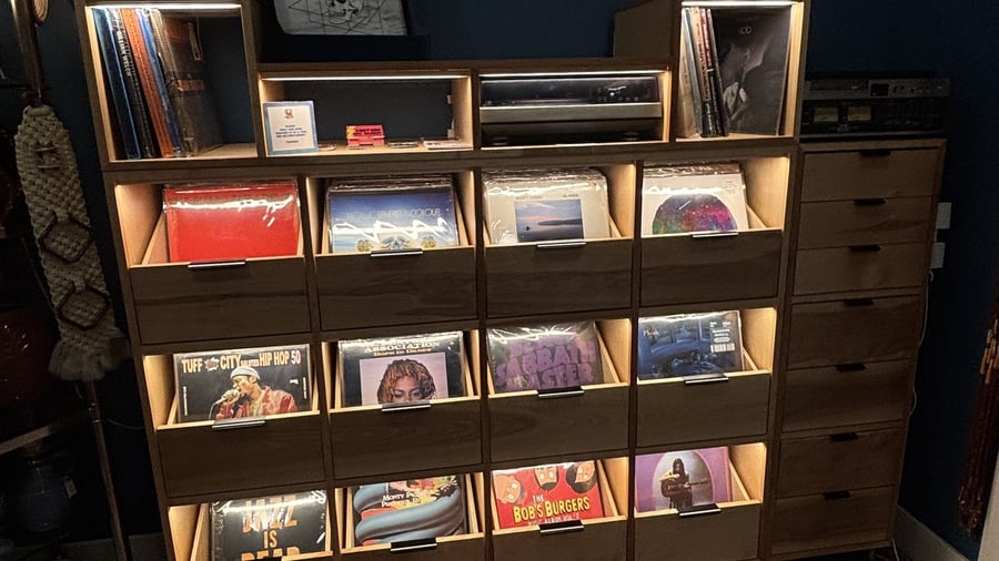 East Sac Record Rack