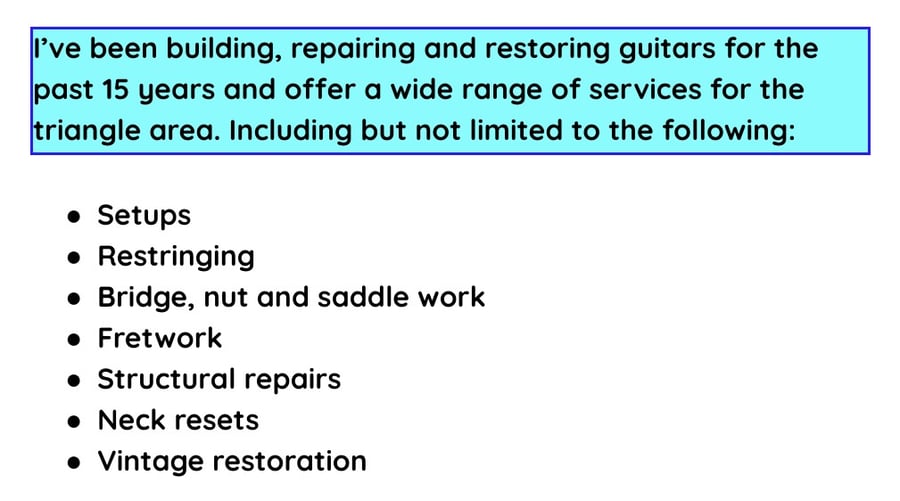 Bingham's Guitar Repair and Restoration