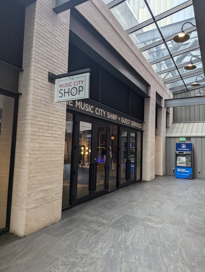 The Music City Shop at Fifth and Broadway