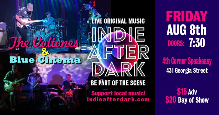INDIE AFTER DARK - Voltones and Blue Cinema