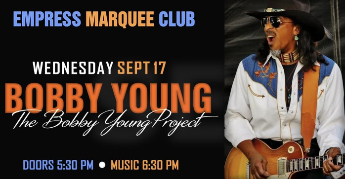 Bobby Young - Award Winning "Blues Band of the Year" - Get Tickets Now!