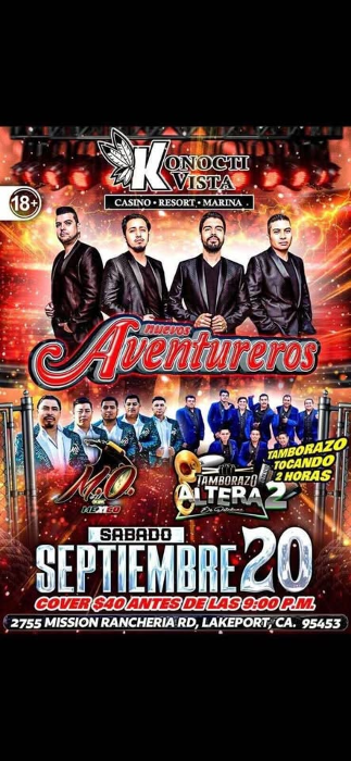 Noche de Banda en Konocti Vista Casino