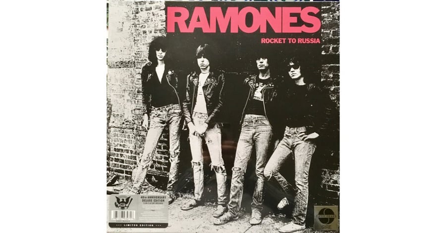 Ramones's Rocket to Russia Album Cover