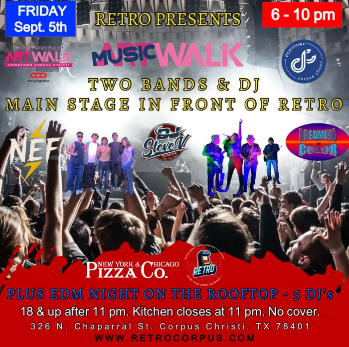 Music Walk Concert - Main Stage in front of Retro