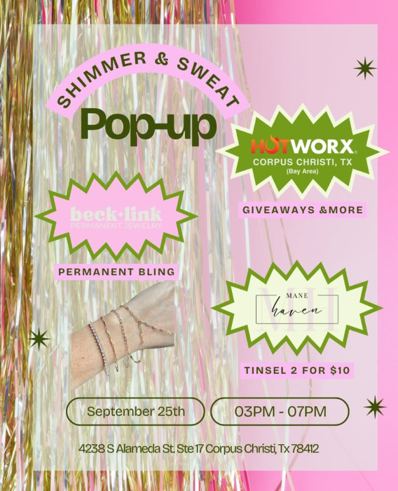 Shimmer & Sweat Pop Up