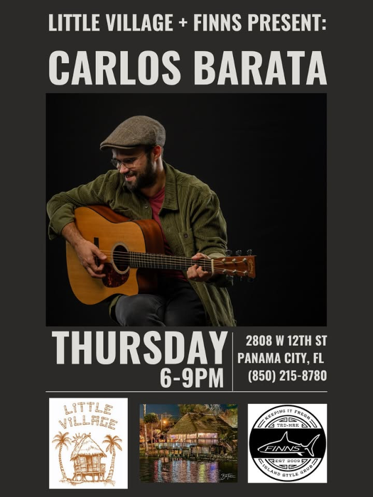 CARLOS BARATA at Little Village & FINNS in St Andrews