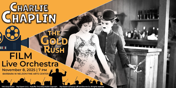 CHARLIE CHAPLIN'S THE GOLD RUSH, FILM WITH LIVE ORCHESTRA