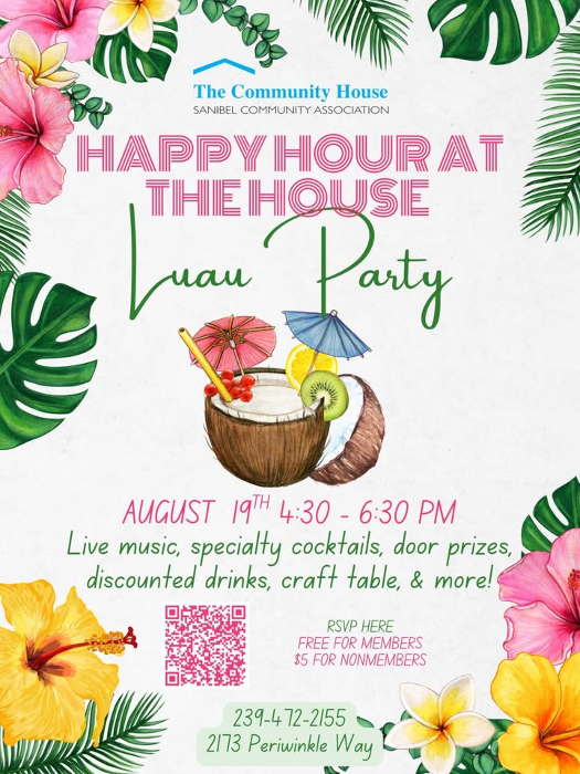 Happy Hour at the House - Luau Party