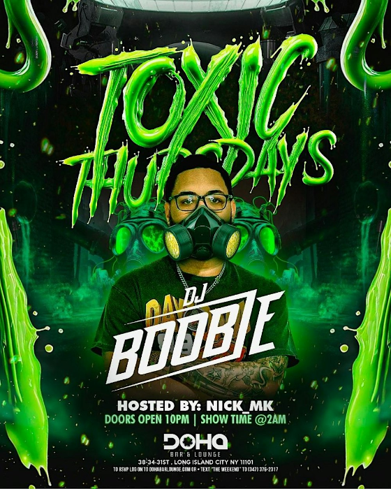 Toxic Thursdays at Doha Bar Lounge - The Hottest Thursday Night Party NYC