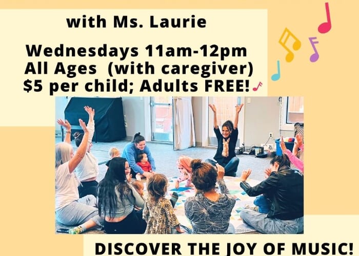 Music Time for Littles (Ages 0-5) with Miss Laurie