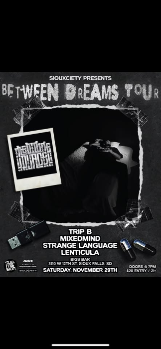 Siouxciety Presents: MEDICINE PLACE w/ TRiP B, MixedMind, Strange Language, and Lenticula @ Bigs