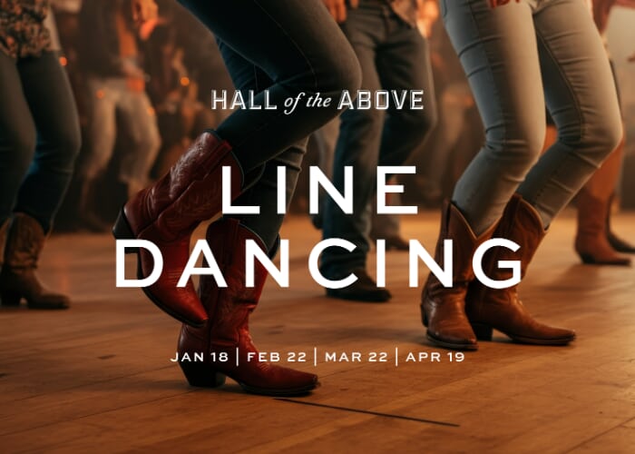 Line Dancing at Hall of the Above