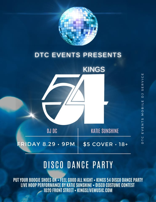 KINGS 54 Disco Dance Party with DJ DC