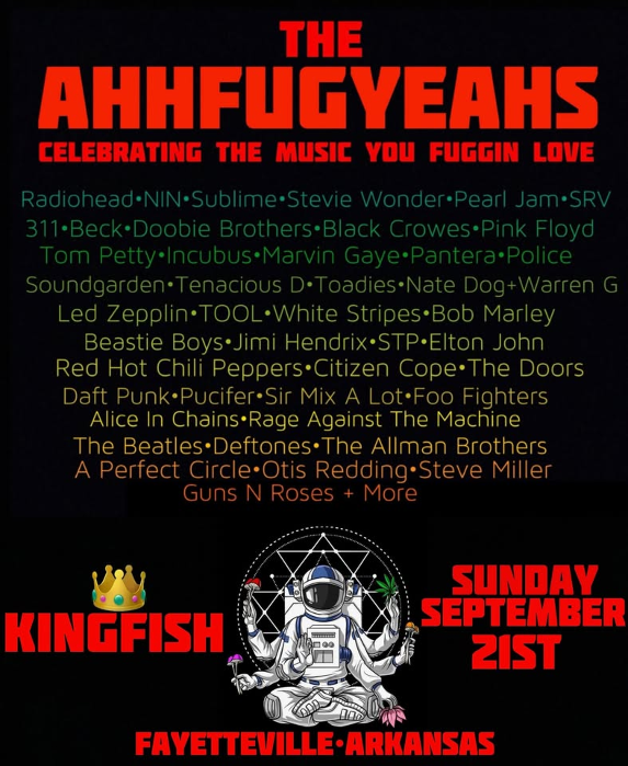 Sunday Funday in Fay w/The AhhFugYeahs @ KingFish