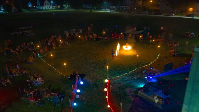 August Community Drum and Fire Dancing Circle