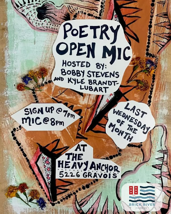 Poetry Open Mic. Free to attend.