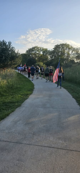 United 13 Heart of the Nation Daily Memorial Walk for Cpl Daegan Page - Omaha Location