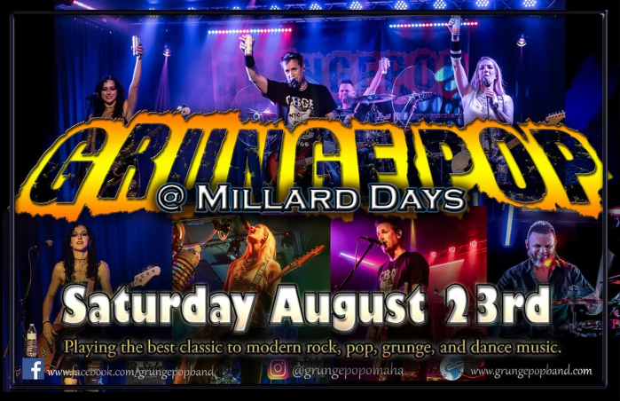 Grunge Pop party at Millard Days!