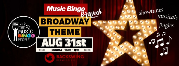 Broadway THEME Music Bingo Brunch at Backswing