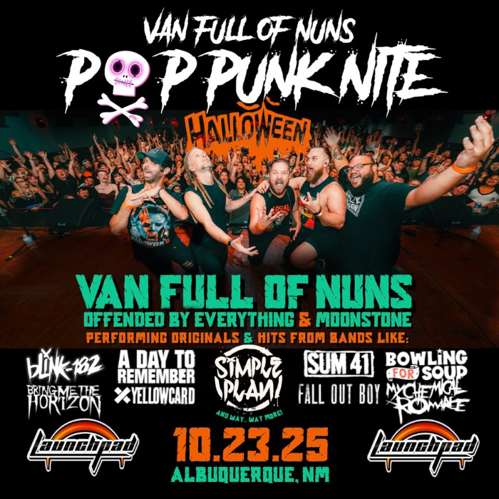 Pop Punk Nite: Halloween Party! Abq, NM by: Van Full of Nuns