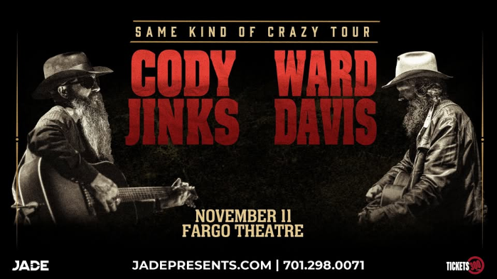 A Night with Cody Jinks & Ward Davis: Same Kind of Crazy Acoustic Tour | Fargo, ND