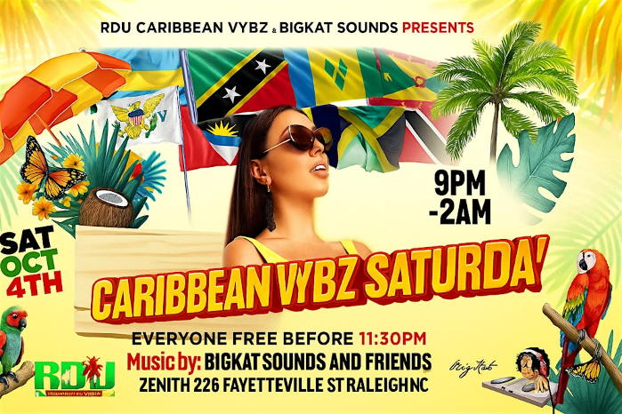 CaribbeanVybz Sat Oct 4th; Zenith Saturdays