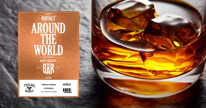 Whiskey Around the World Happy Hour at The Bar