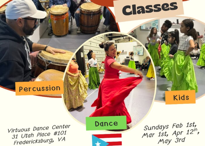 Puerto Rican Bomba Sundays in Fredericksburg