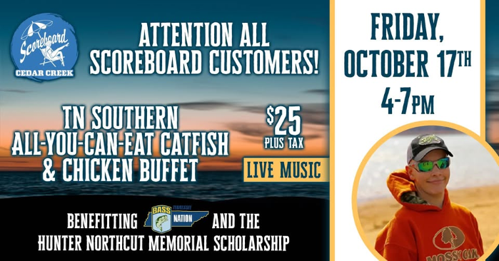 TN Southern Catfish & Chicken Buffet - Benefit Night at Cedar Creek