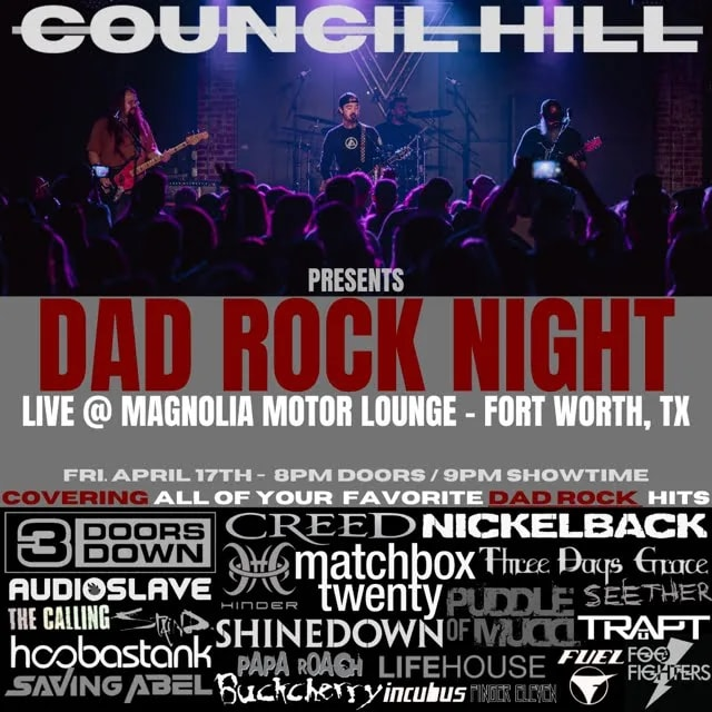 COUNCIL HILL | Dad Rock Night