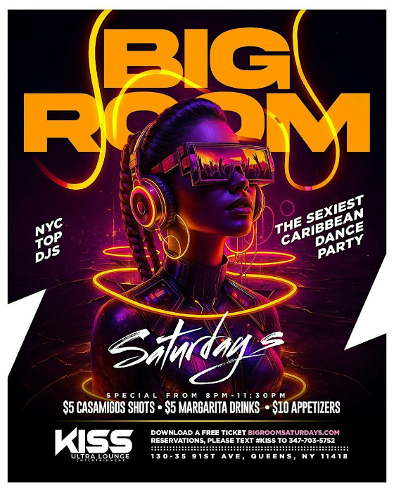 SATURDAYS AT KISS LOUNGE (BIG ROOM)