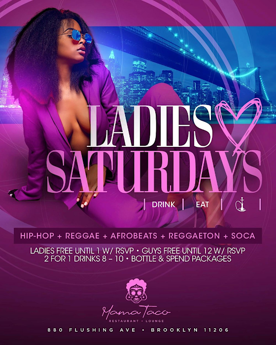 Saturdays @ Mama Taco • Brooklyn's BEST Hip-Hop & Reggae Party! FREE!