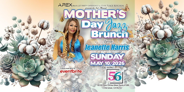 3rd Annual MOTHER'S DAY JAZZ BRUNCH featuring JEANETTE HARRIS