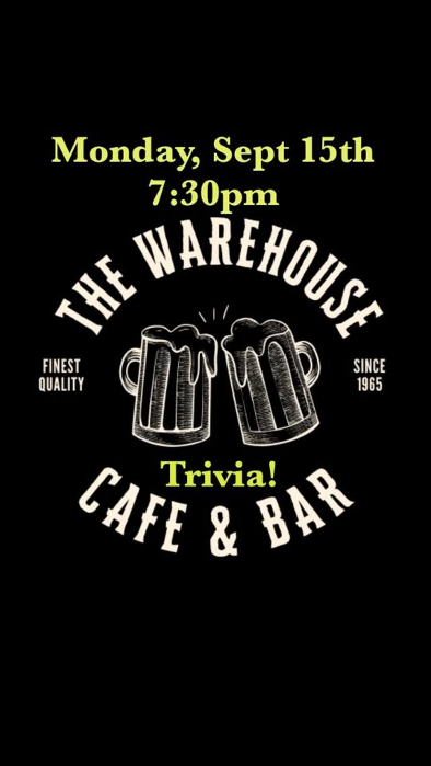 Trivia at The Warehouse!