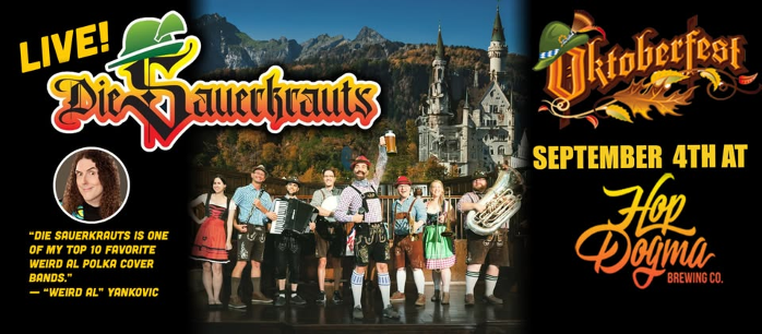 Die Sauerkrauts LIVE at Hop Dogma Brewing Co in Half Moon Bay!
