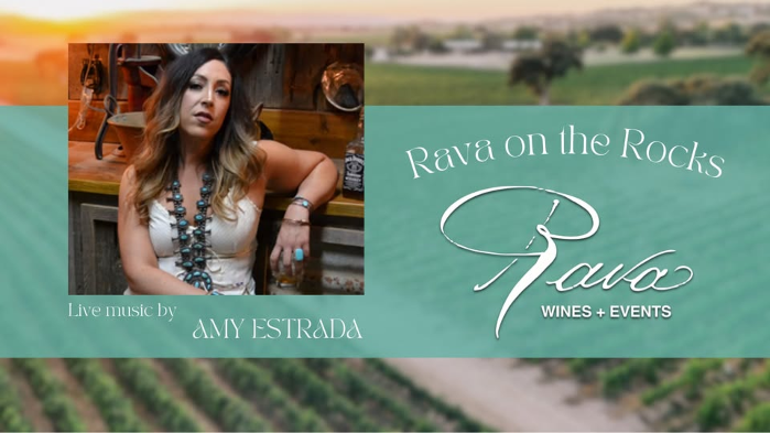 Rava on the Rocks! Live music by Amy Estrada