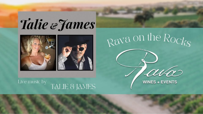 Rava on the Rocks! Live music by Talie & James