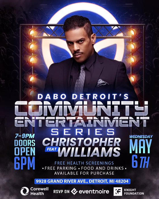 Community Entertainment Series: An Evening with Christopher Williams