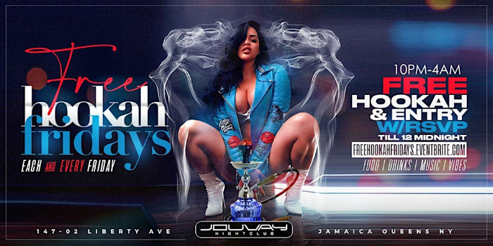 Free Hookah Fridays at Jouvay nightclub