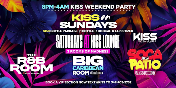 Saturdays | Sundays at Kiss lounge #KISSLOUNGE