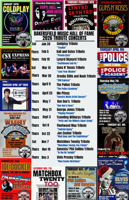 2026 Bakersfield Music Hall of Fame Concerts