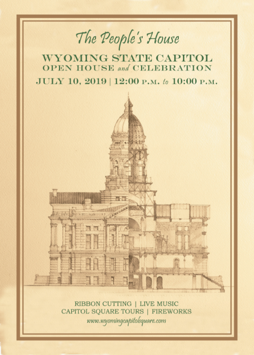 July 10 Wyoming State Capitol Open House and Celebration